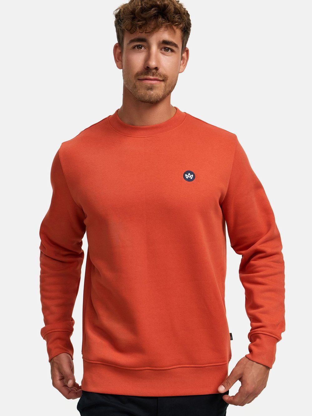 Kronstadt Sweatshirt Herren Baumwolle orange, S