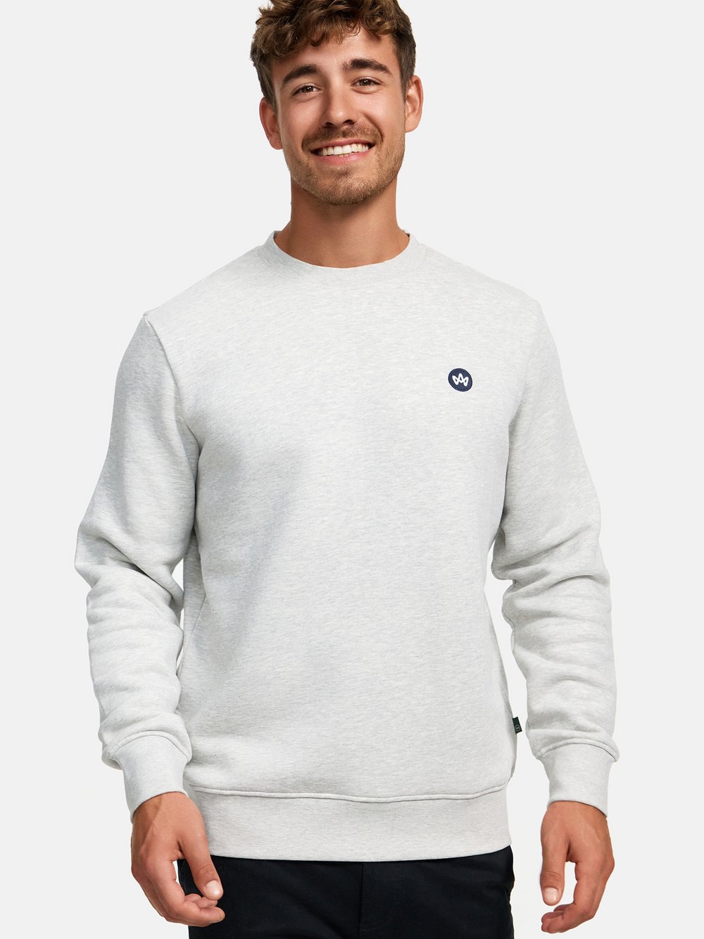 Kronstadt Sweatshirt Herren Baumwolle grau, M