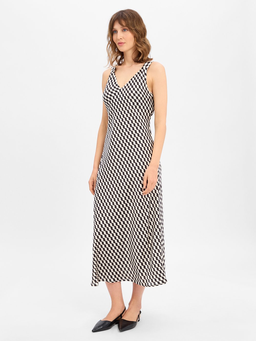 Someday Freizeitkleid Damen mehrfarbig gemustert, 38