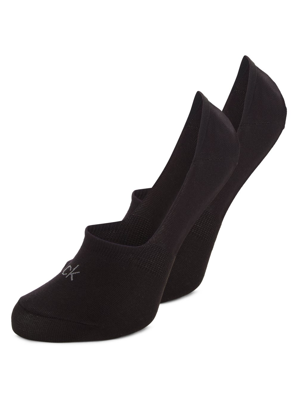 Calvin Klein Füßlinge im 2er-Pack Damen Modal schwarz, 35-38