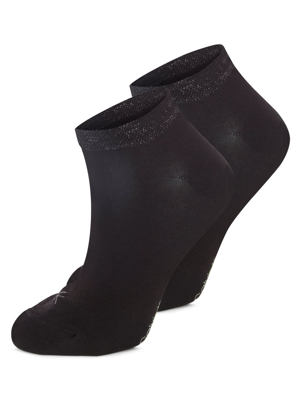 Calvin Klein Sneakersocken im 2er-Pack Damen Modal schwarz, 35-38