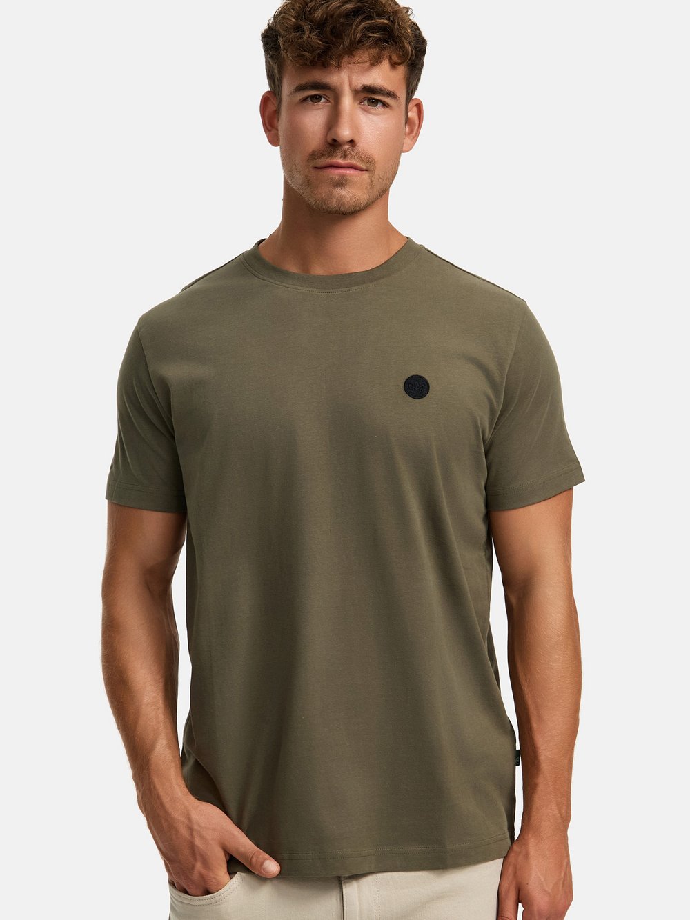 Thumbnail - Kronstadt T-Shirt Herren Baumwolle grün, M