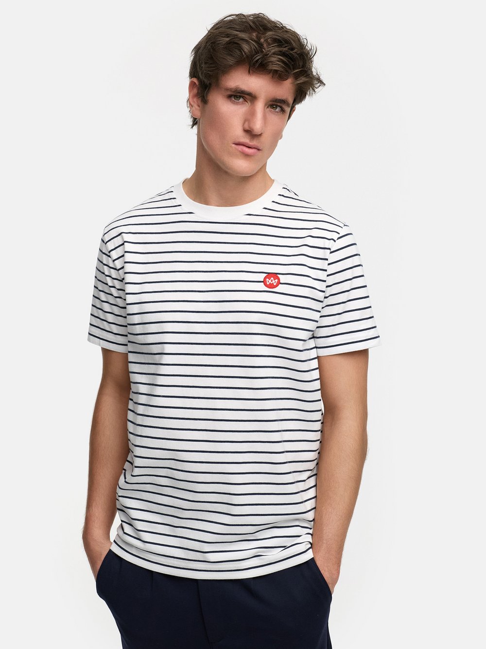 Kronstadt T-Shirt Herren Baumwolle weiß, S
