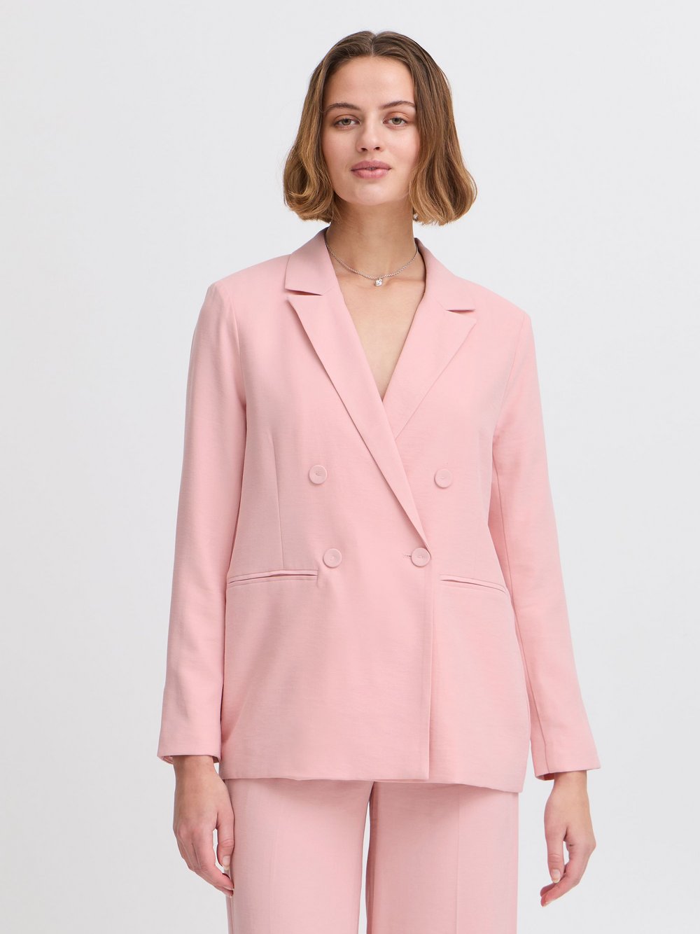 Atelier Rêve Kurzblazer Damen Viskose rosa, 36