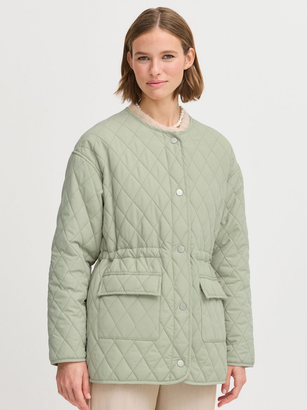 Thumbnail - B.Young Steppjacke Damen grün, 38