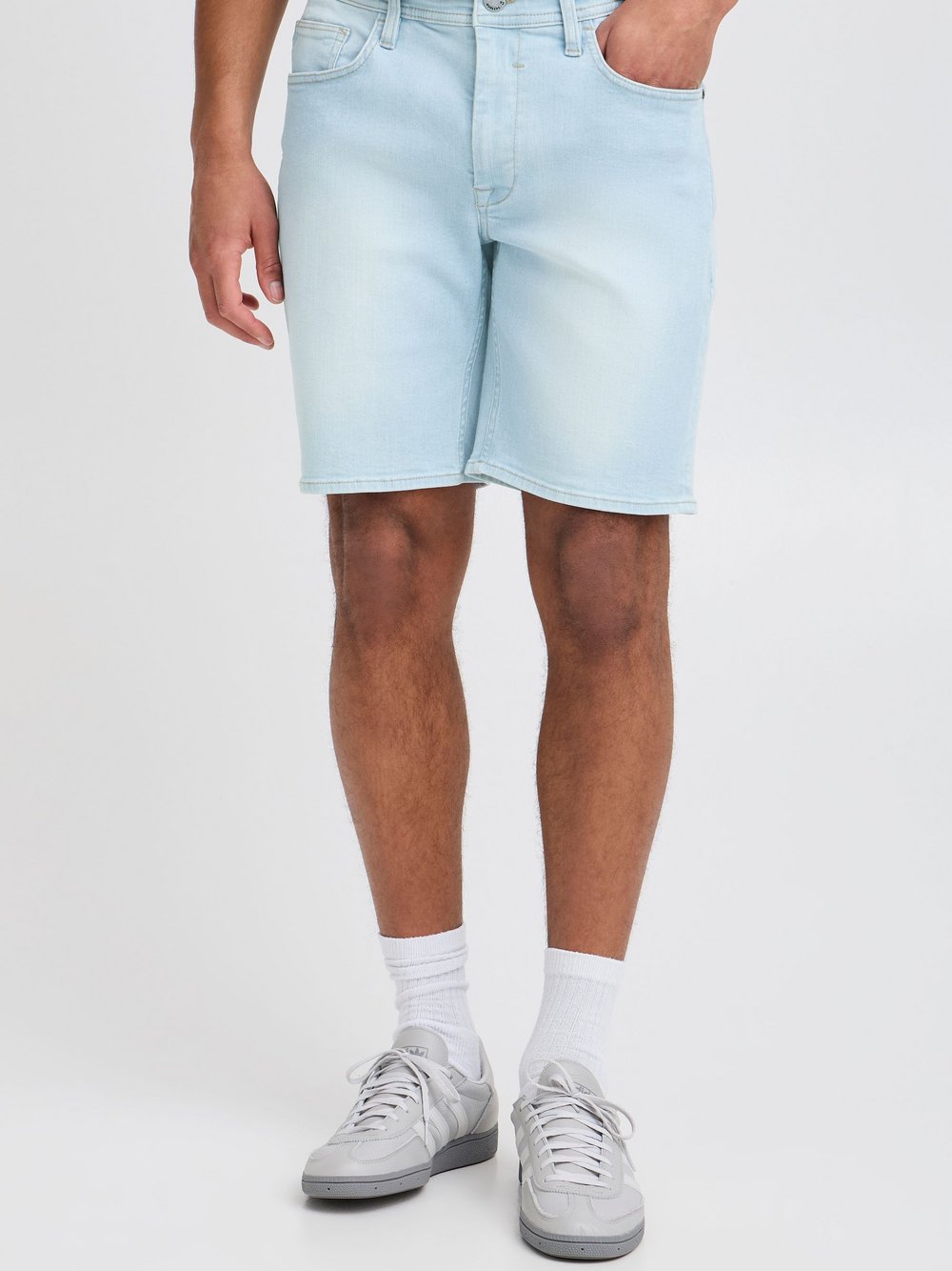 Thumbnail - BLEND Jeansshorts Herren Baumwolle blau gemustert, XXXL