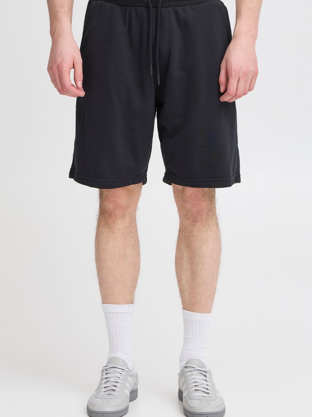 BLEND Sweatshorts Herren Baumwolle schwarz, L