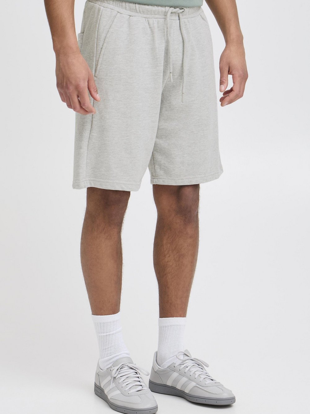 BLEND Sweatshorts Herren Baumwolle grau, XXL