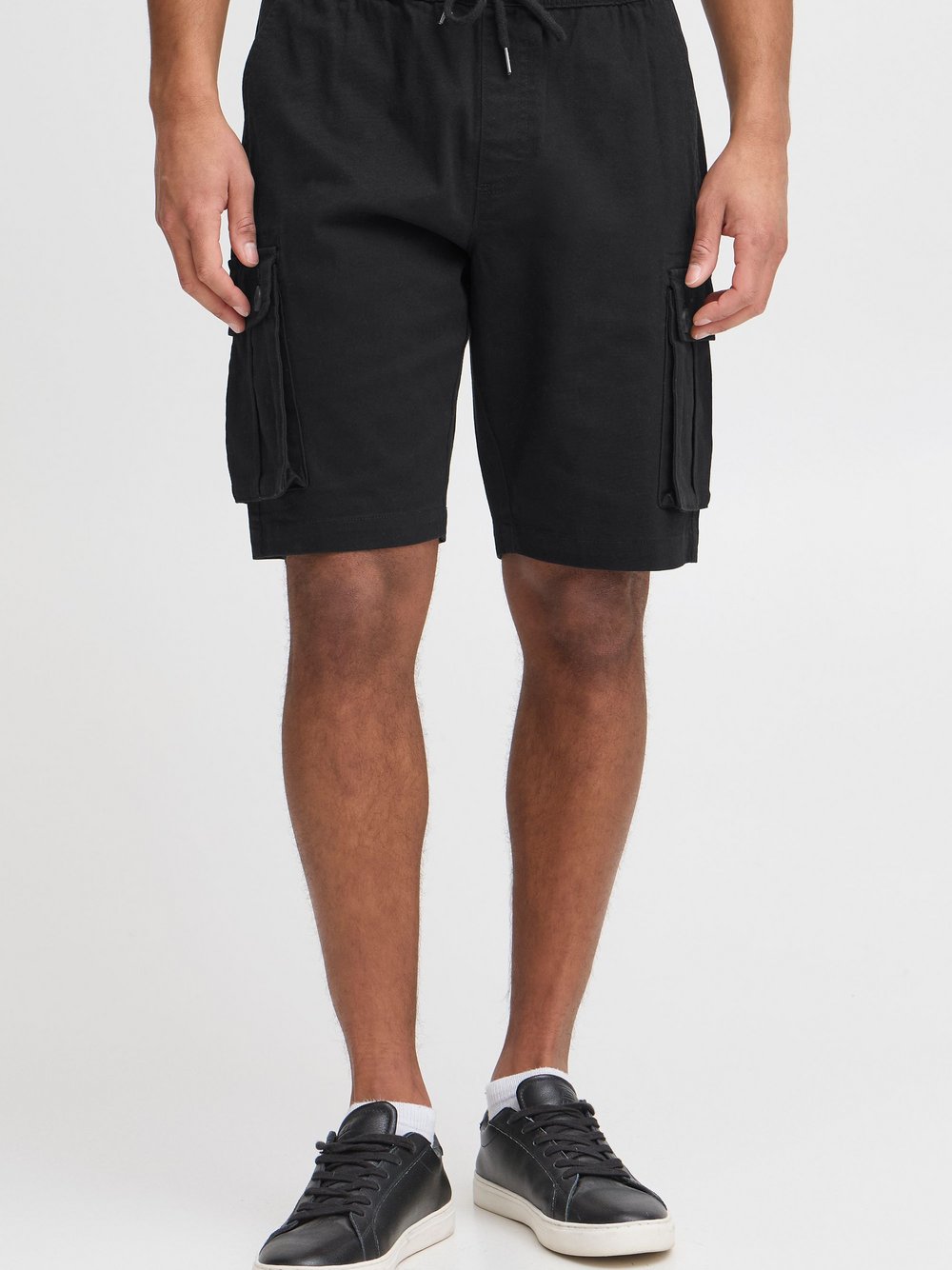 BLEND Cargoshorts Herren Baumwolle schwarz, XXXL