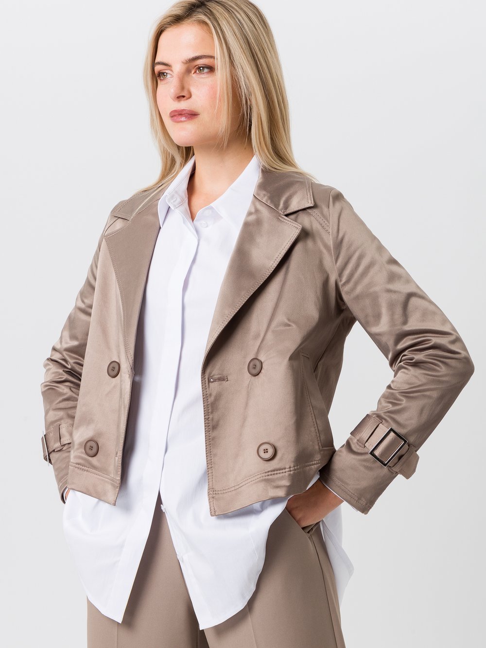 TUZZI Blazer Damen Baumwolle braun, 48