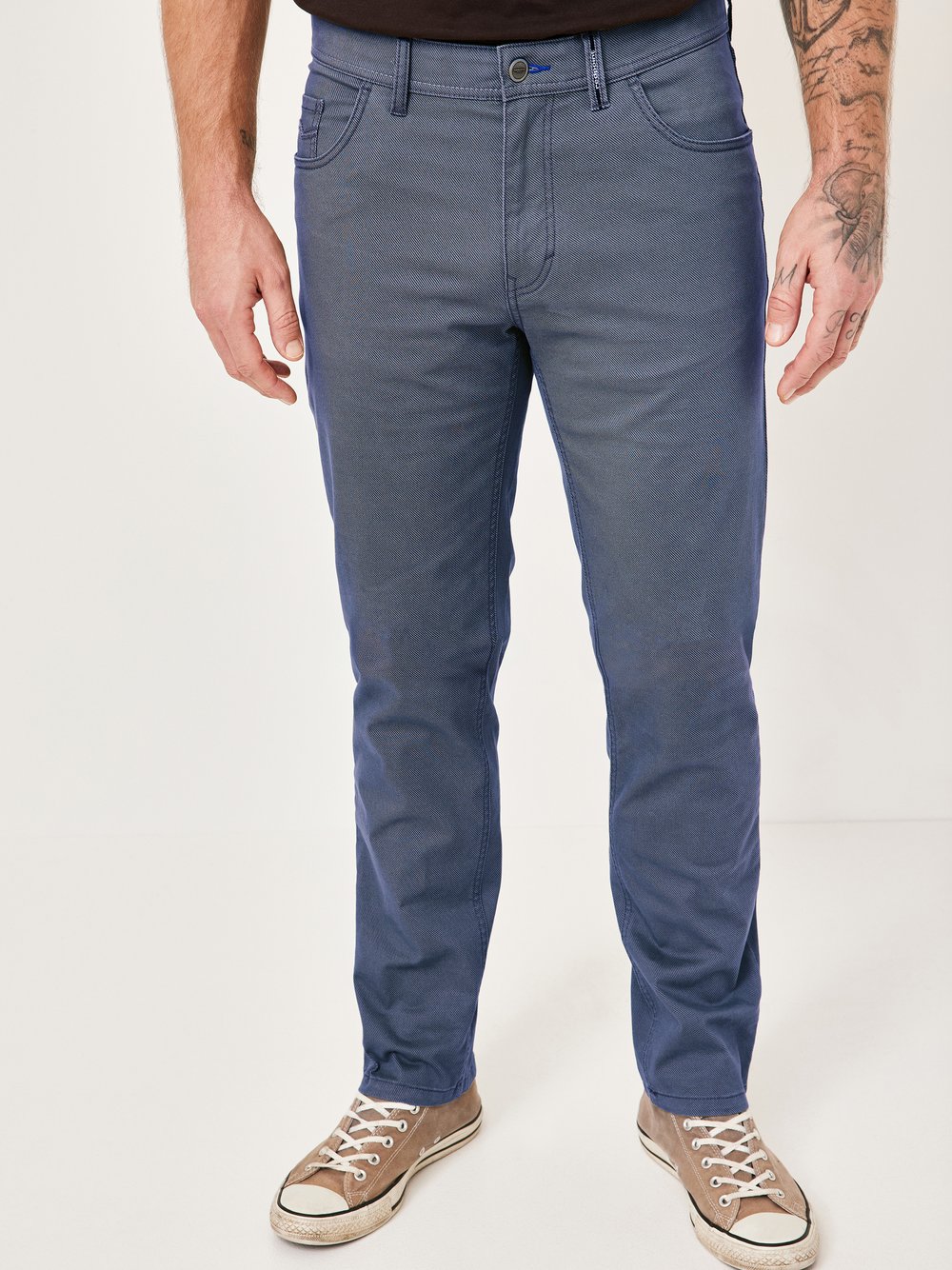 Redpoint 5-Pocket Hose Herren Baumwolle blau, 32-32