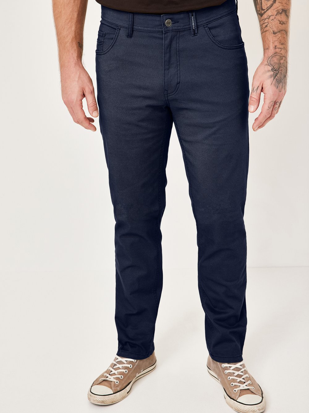 Thumbnail - Redpoint 5-Pocket Hose Herren Baumwolle blau, 44-32