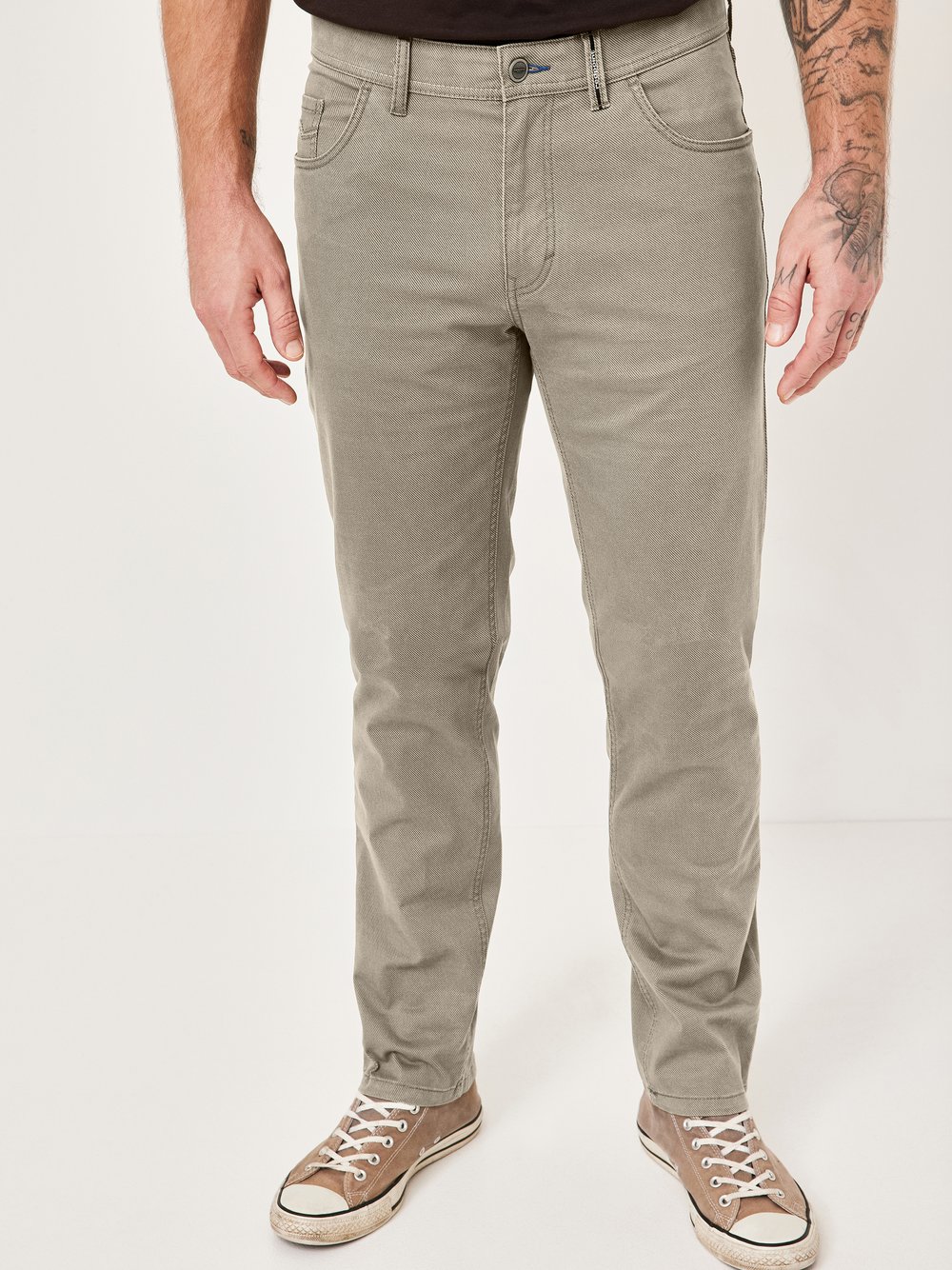 Redpoint 5-Pocket Hose Herren Baumwolle beige, 32-34