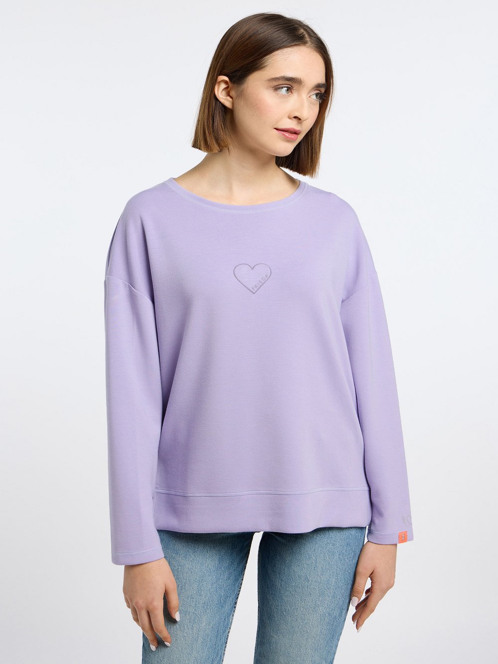 Frieda & Freddies Langarmshirt Damen Modal lila, 36