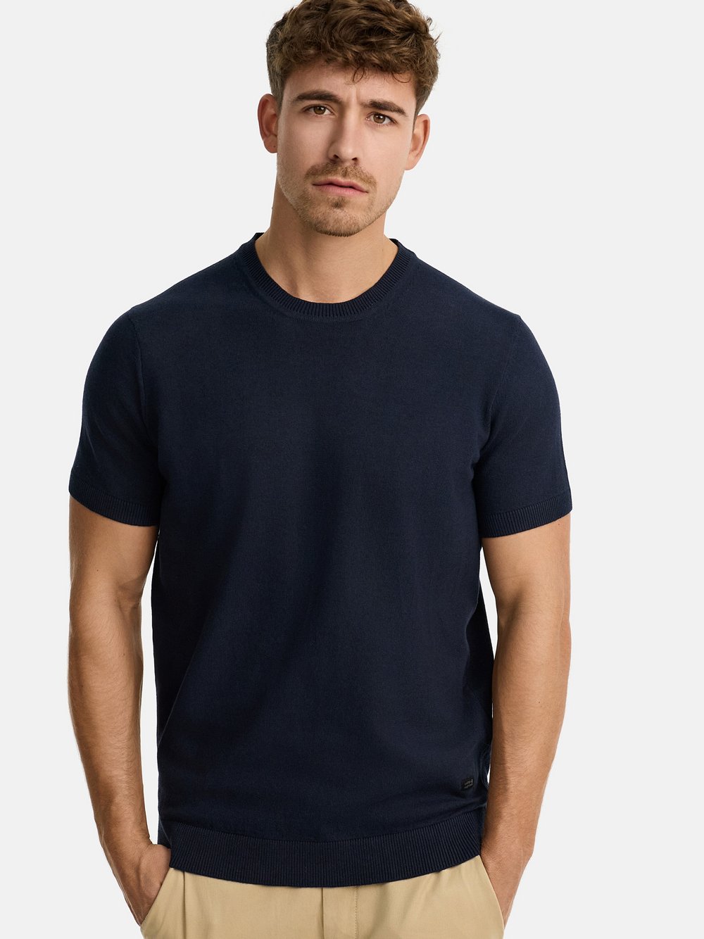 Thumbnail - Indicode T-Shirt Herren Baumwolle blau, S