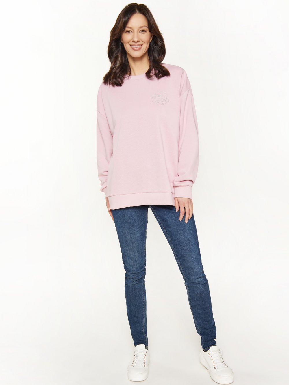 Usha Sweatshirt Damen Baumwolle rosa, L