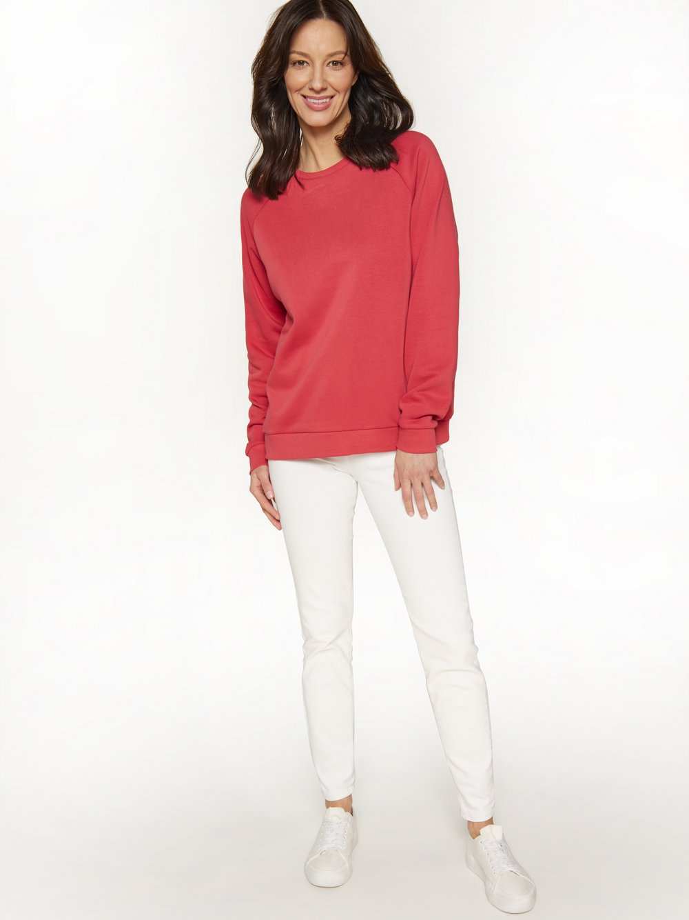 Usha Sweatshirt Damen Baumwolle rot, M