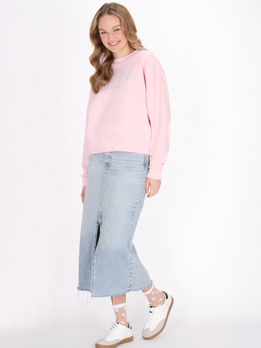 Thumbnail - MyMo Sweatshirt Damen Baumwolle rosa, S
