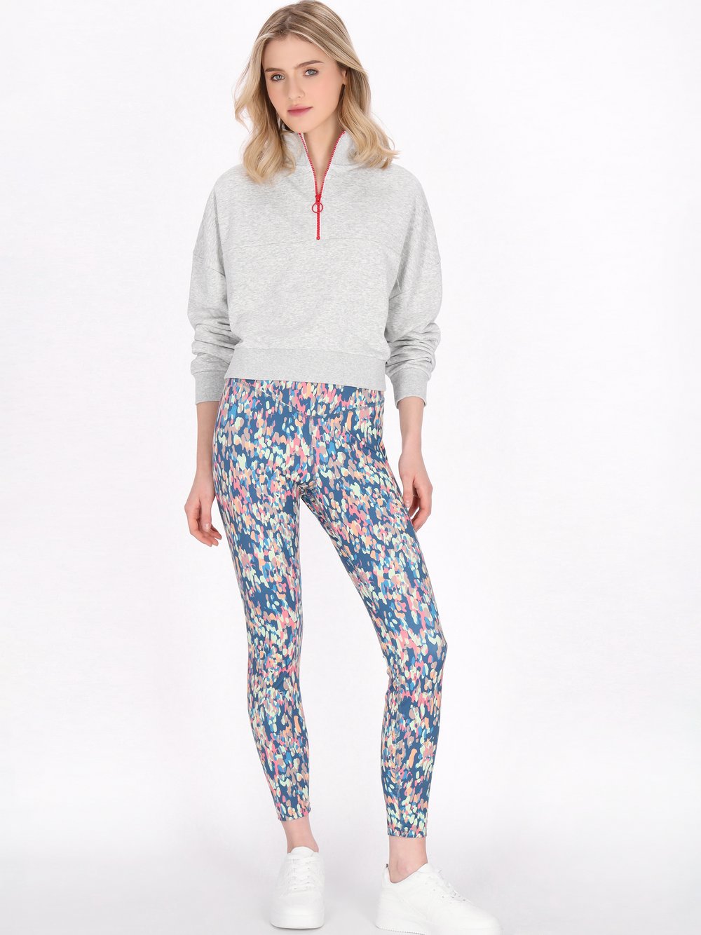 Thumbnail - MyMo Sweatshirt Damen Baumwolle grau, S