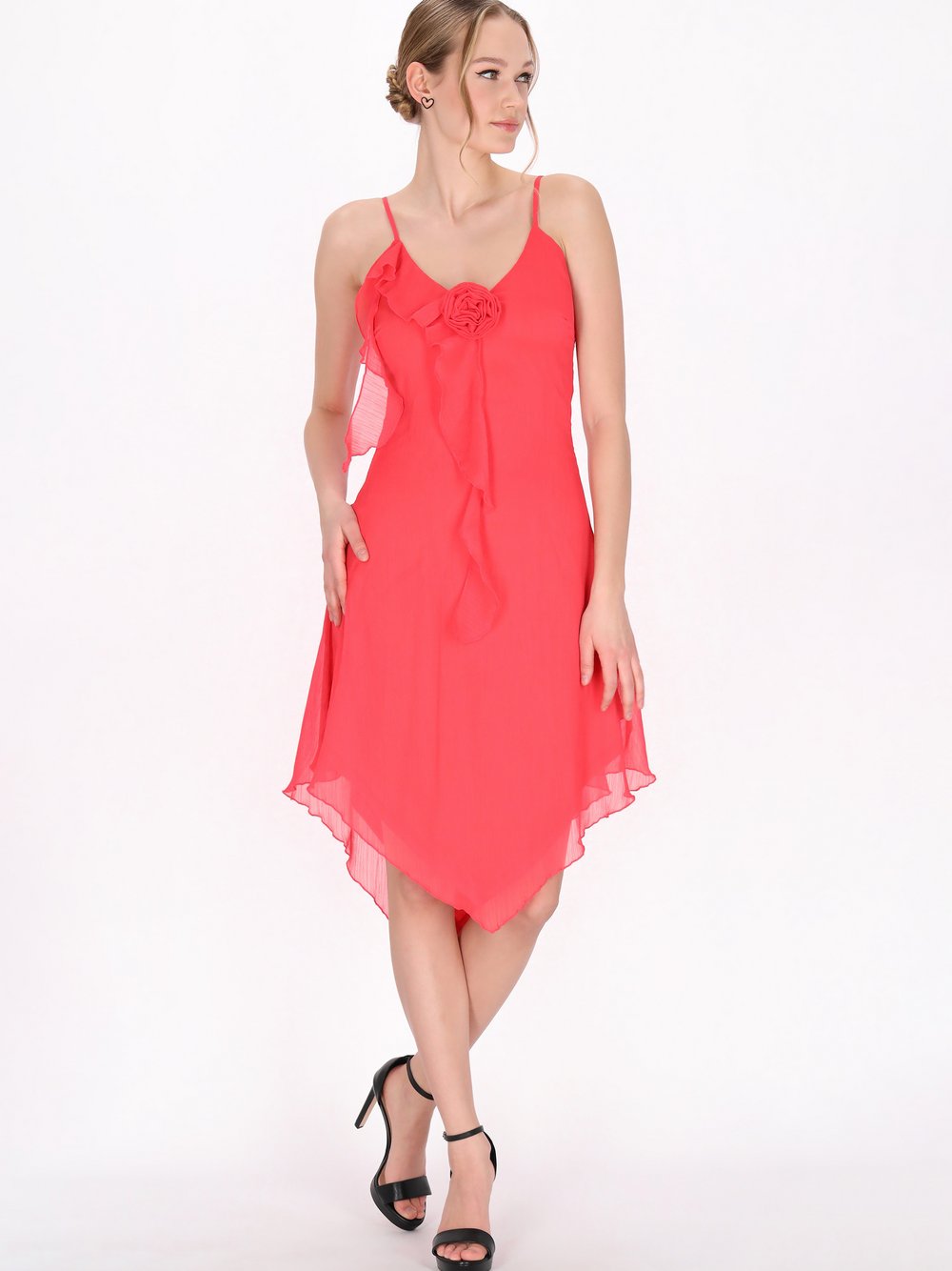 Thumbnail - MyMo Kleid Damen rot, M