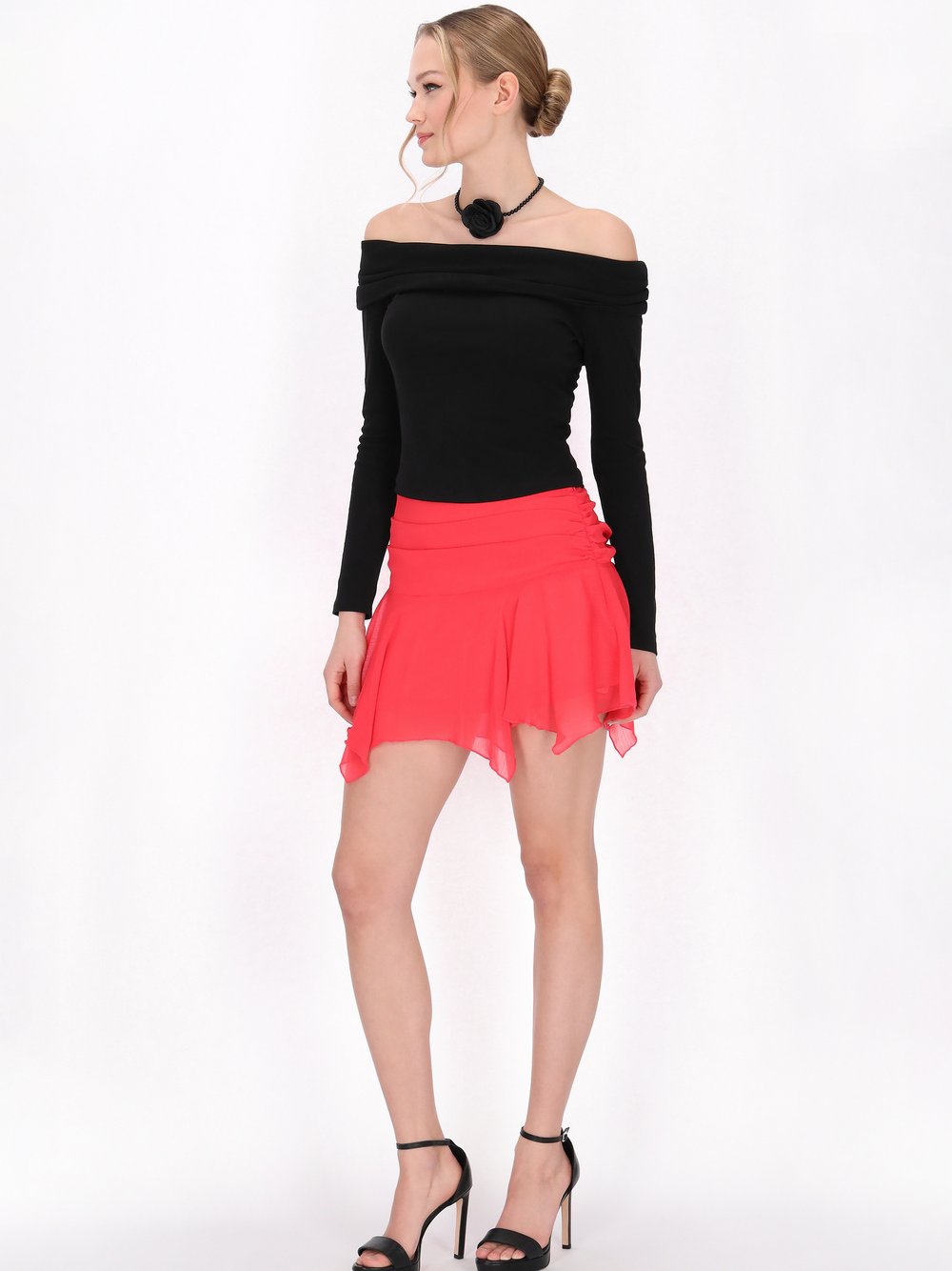 MyMo Rock Damen rot, S