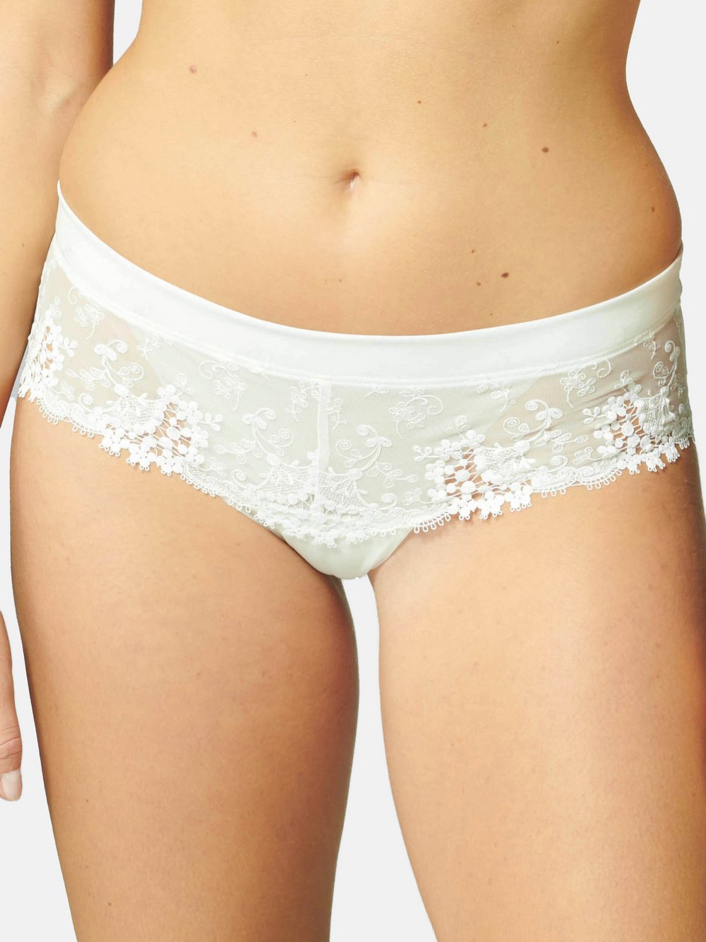 Simone Perele Short Slip Damen beige gemustert, XXL