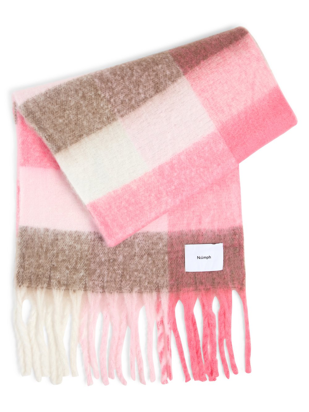 Nümph Schal Damen mehrfarbig kariert, ONE SIZE