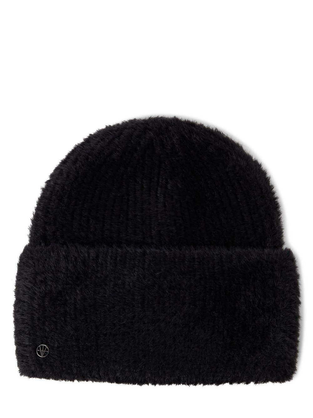 Loevenich Mütze Damen Rippe schwarz, ONE SIZE