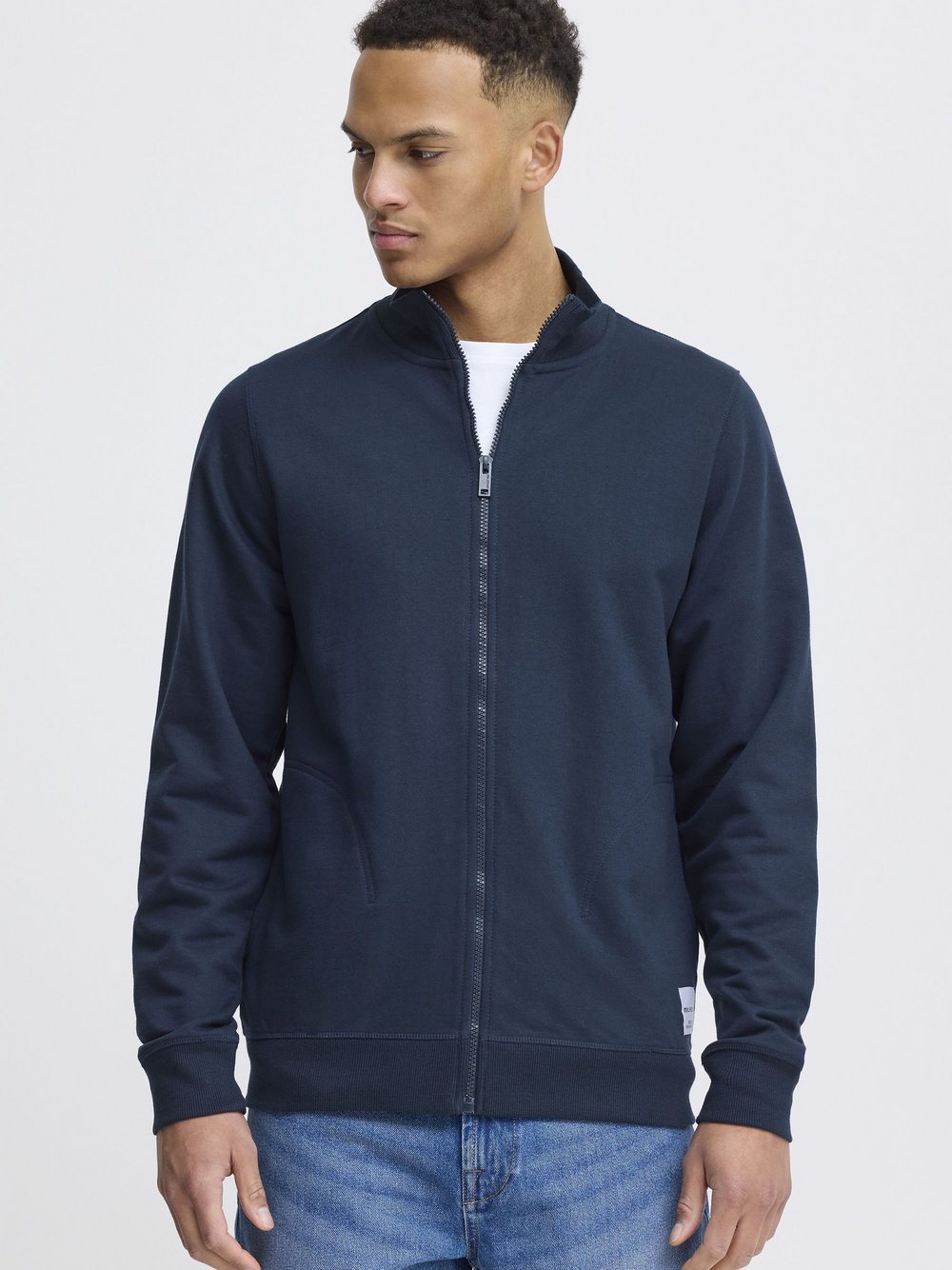 Thumbnail - BLEND Trainingsjacke Herren Baumwolle blau, XXXL