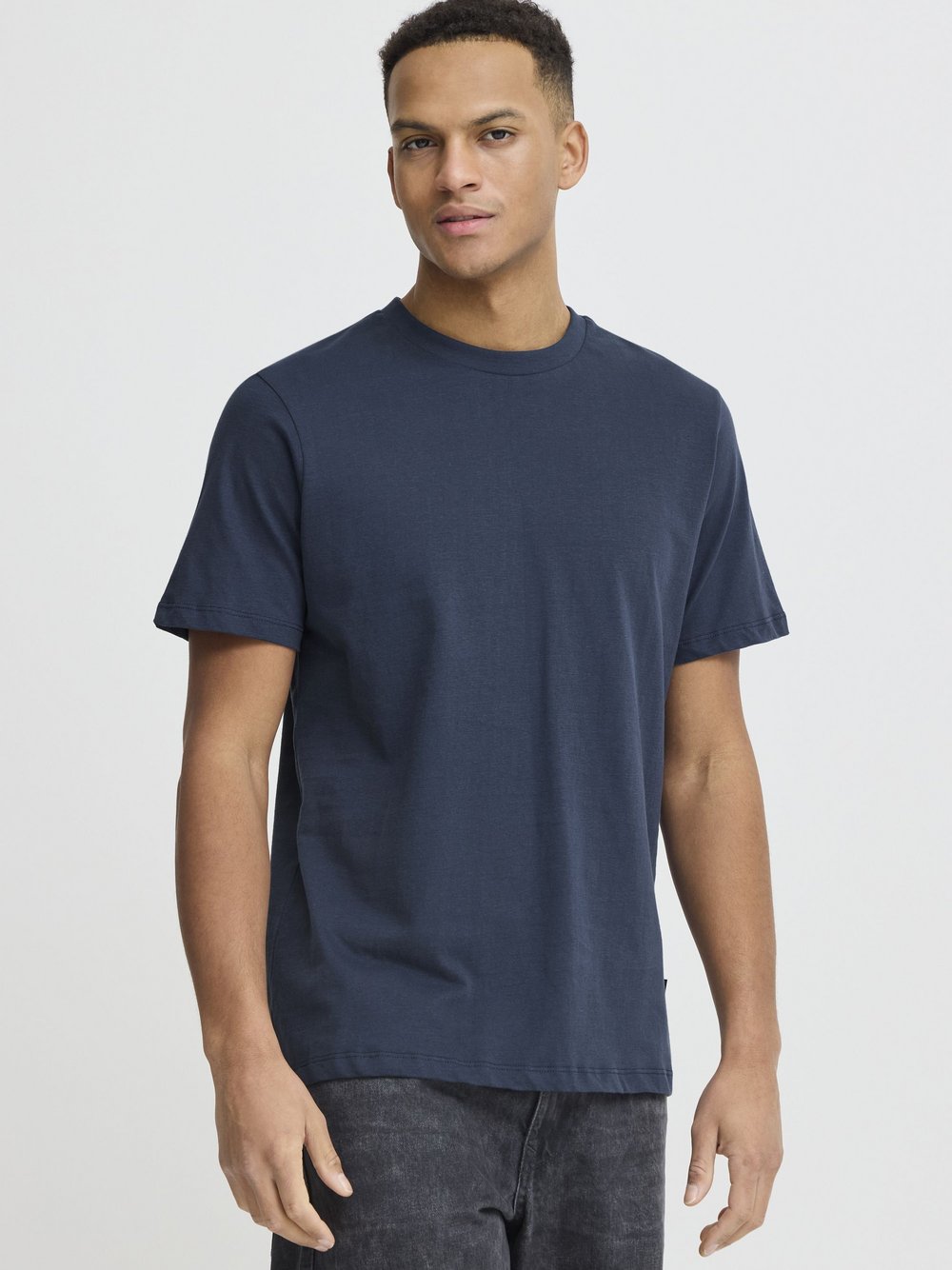 Thumbnail - BLEND T-Shirt Herren Baumwolle blau bedruckt, L