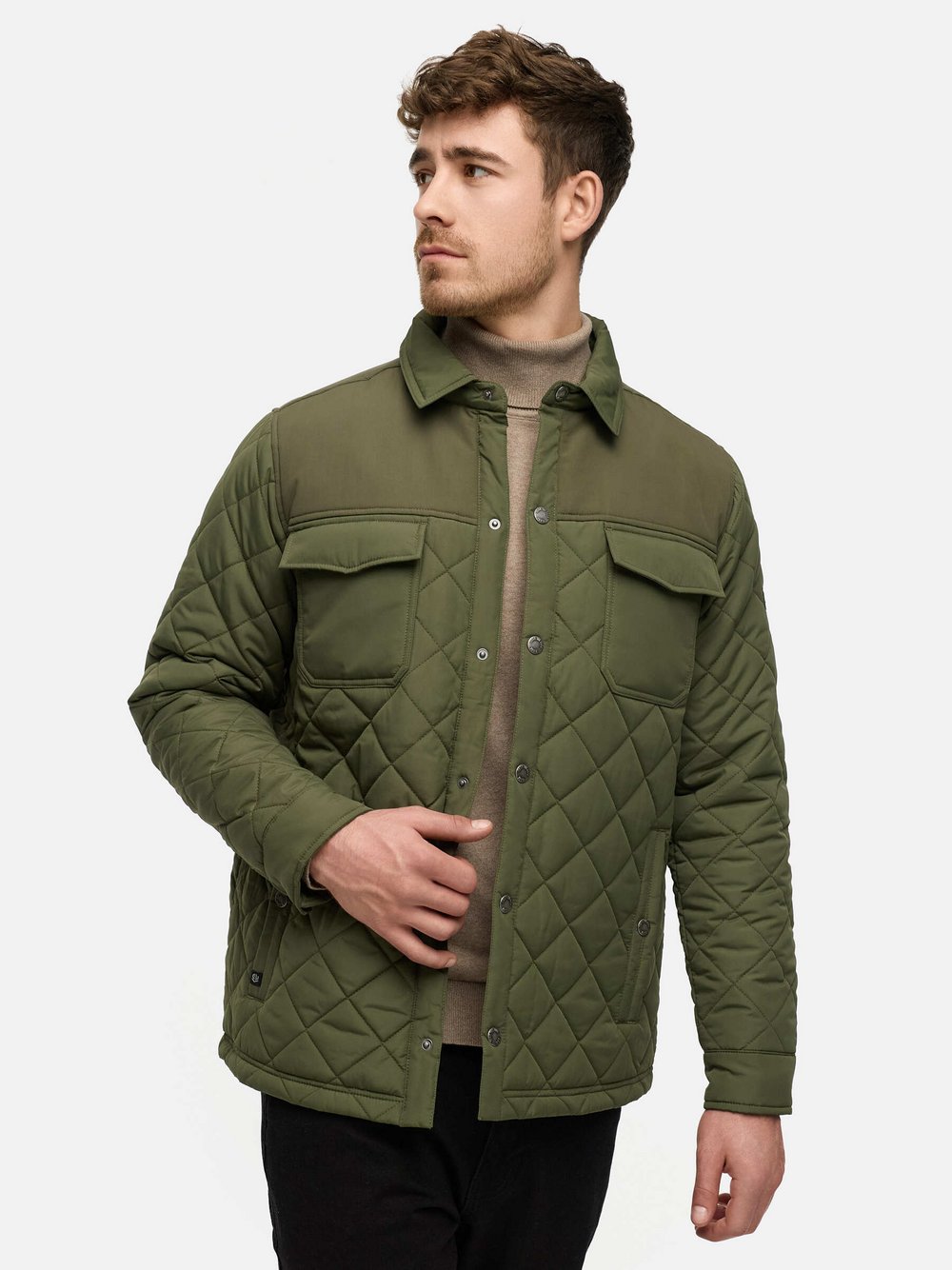 Indicode Übergangsjacke Herren grün, S