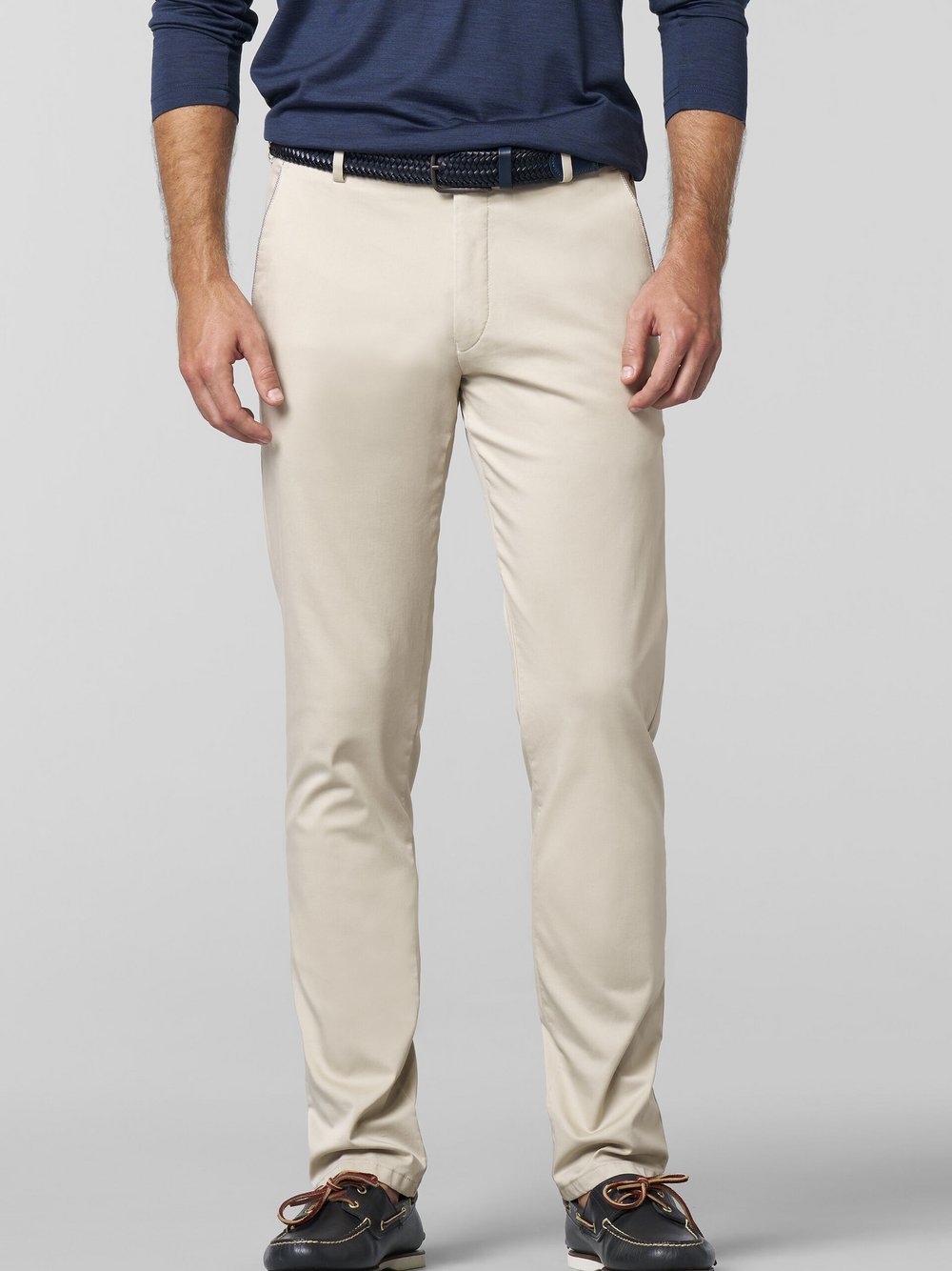 MEYER Chino Herren Baumwolle beige, 29
