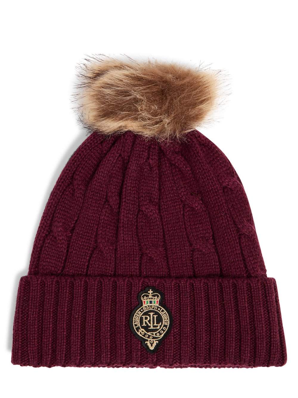 Lauren Ralph Lauren Mütze Damen rot, ONE SIZE