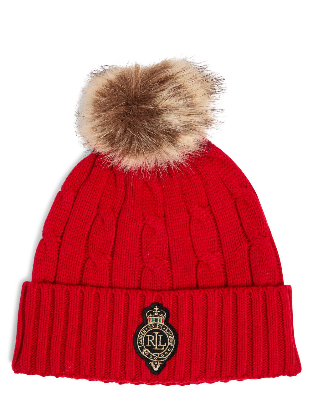 Lauren Ralph Lauren Mütze Damen rot, ONE SIZE