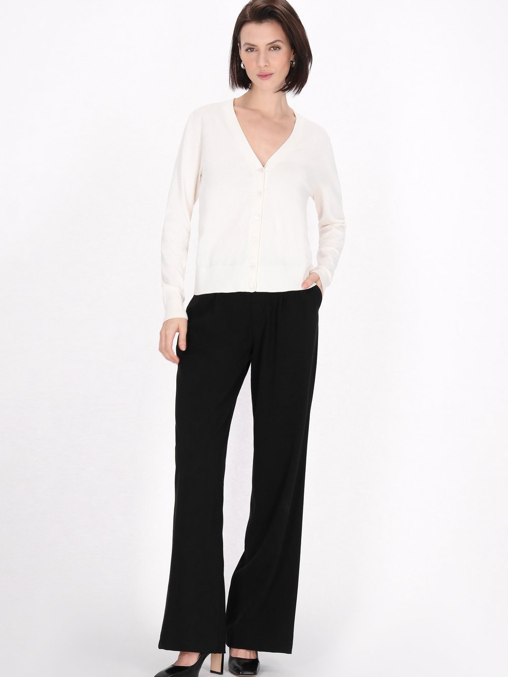 Usha Strickjacke Damen Viskose beige, XL