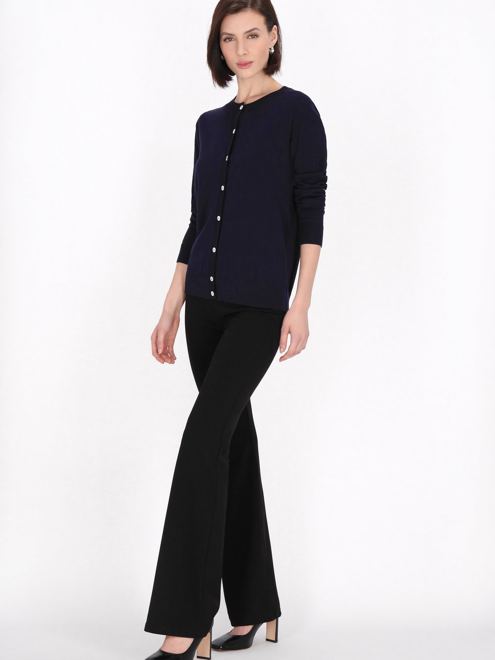 Usha Strickjacke Damen Viskose blau, M