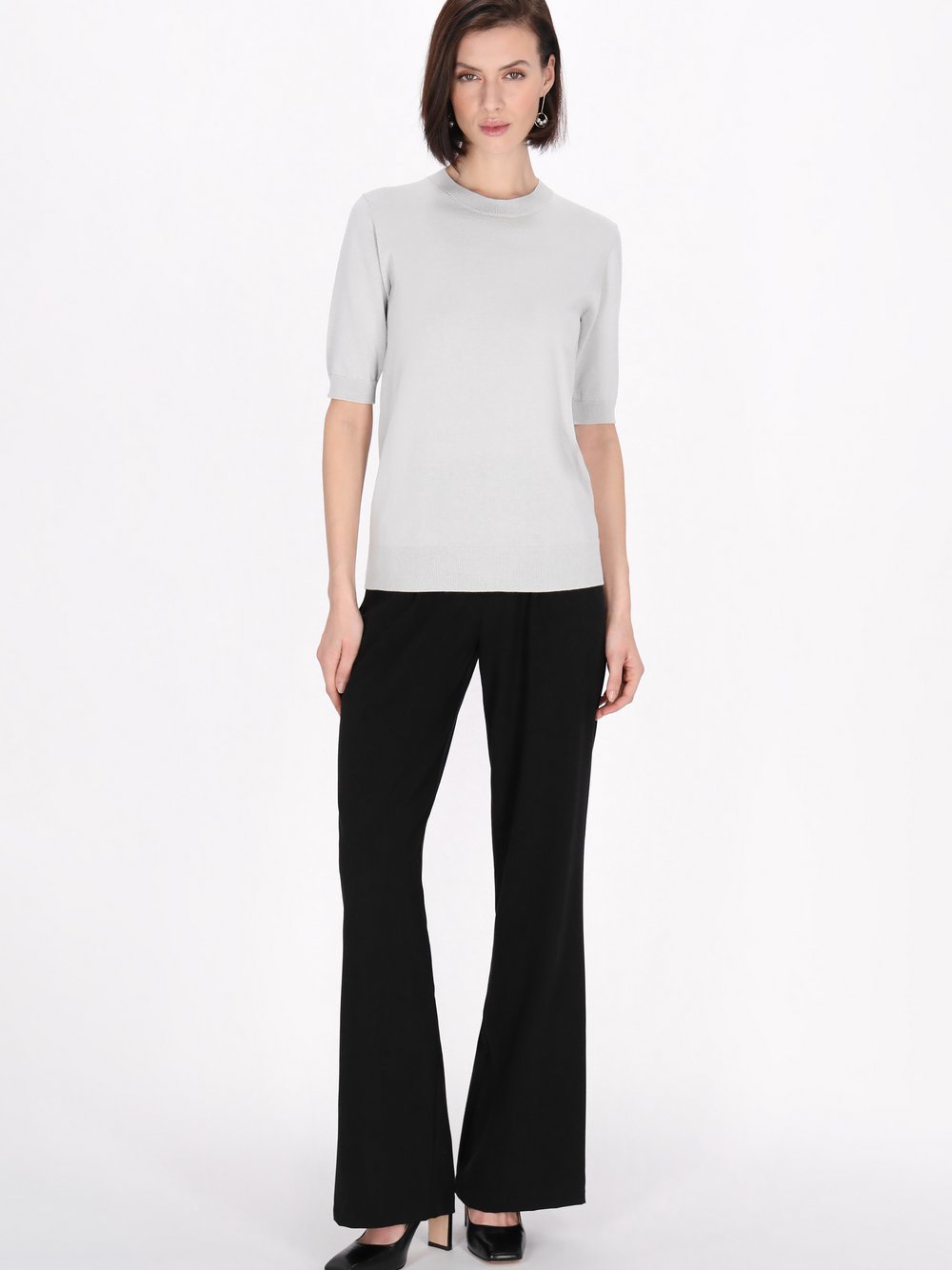 Thumbnail - Usha Pullover Damen Viskose grau, L