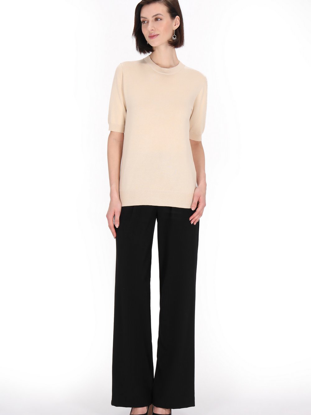 Usha Pullover Damen Viskose beige, L