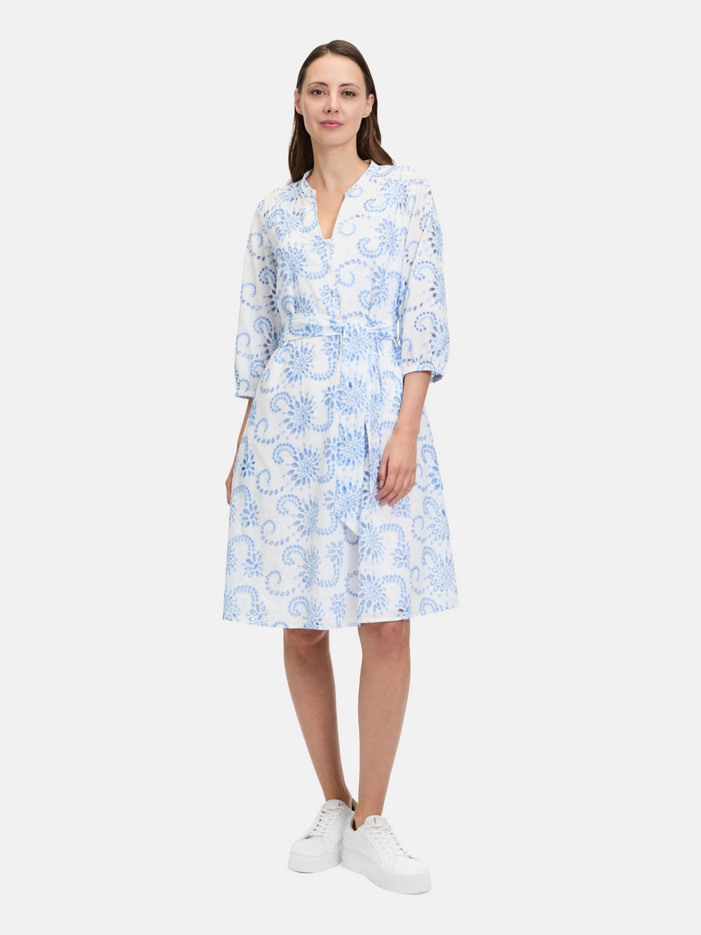 Betty & Co Tunikakleid Damen Baumwolle weiß, 38