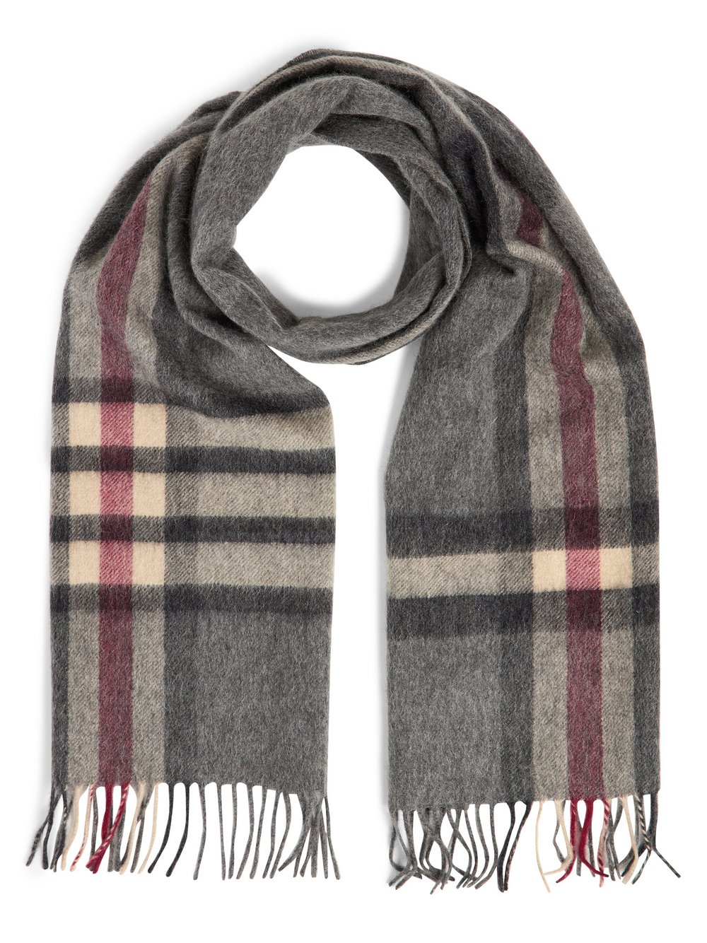 Finshley & Harding Cashmere-Schal Herren mehrfarbig kariert, ONE SIZE