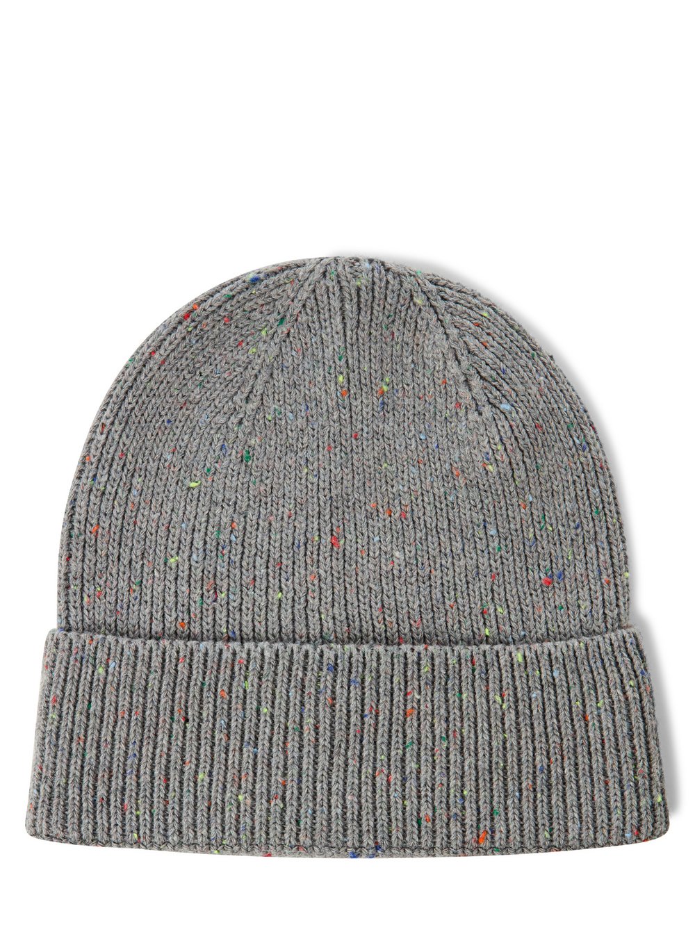Nils Sundström Beanie mit Woll-Anteil Herren grau meliert, ONE SIZE