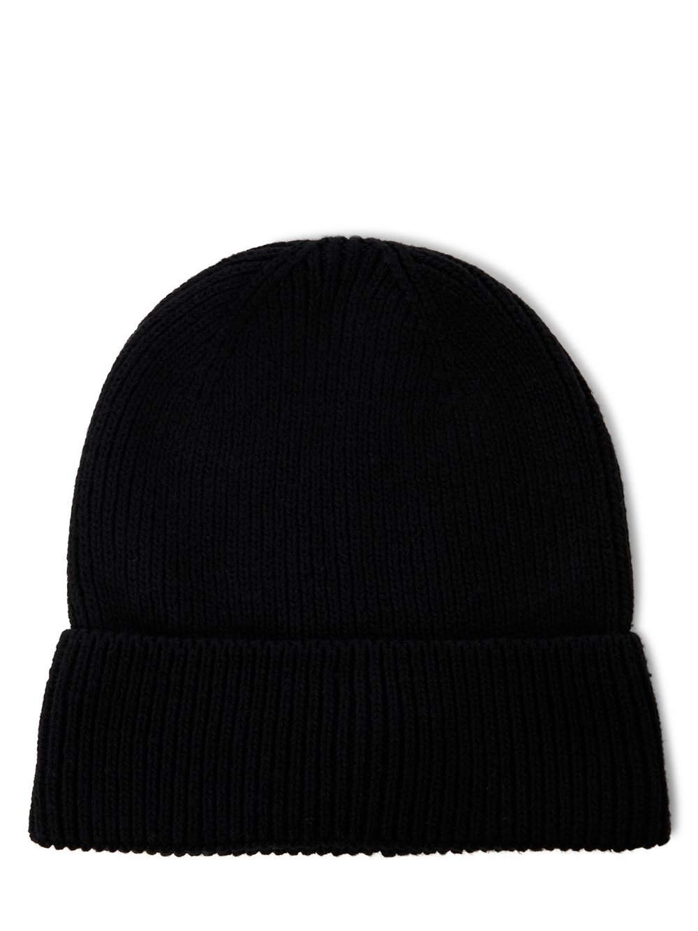 Nils Sundström Beanie mit Woll-Anteil -Solid Herren schwarz, ONE SIZE