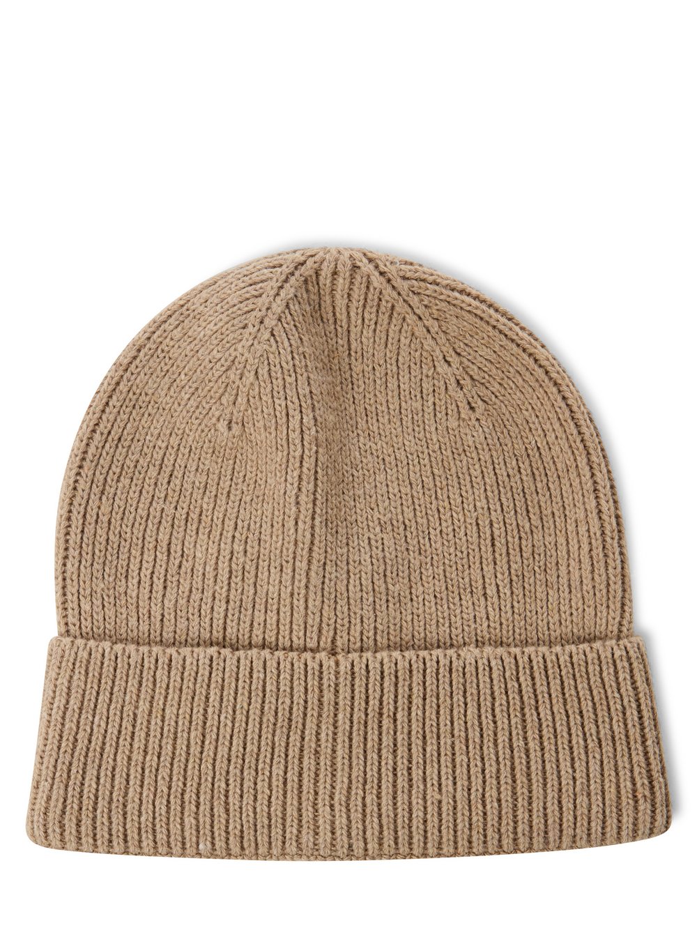 Nils Sundström Beanie mit Woll-Anteil -Solid Herren beige, ONE SIZE