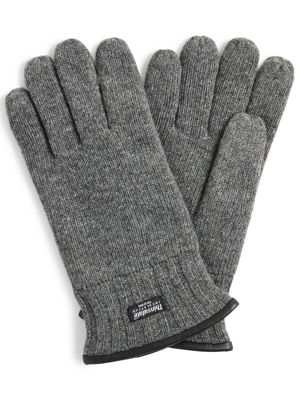 eem Handschuhe Herren Wolle grau, M