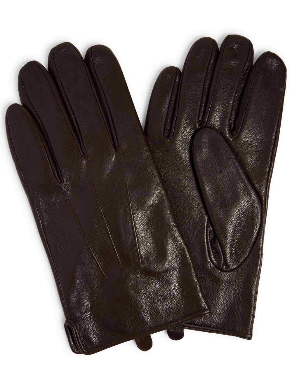 eem Handschuhe aus Leder Herren braun, XL