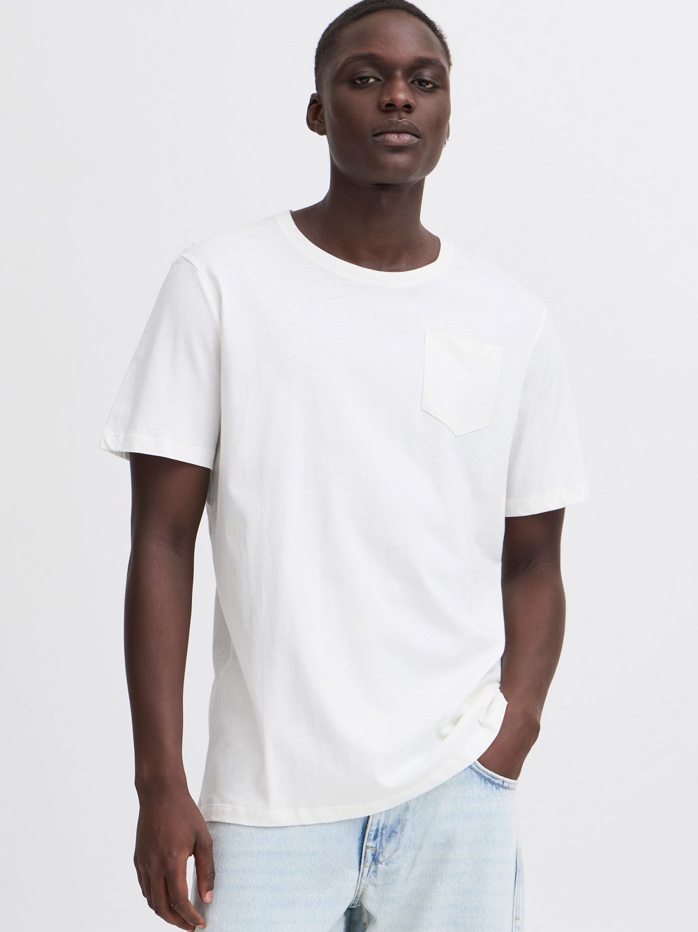 BLEND T-Shirt Herren Baumwolle weiß, XXXL