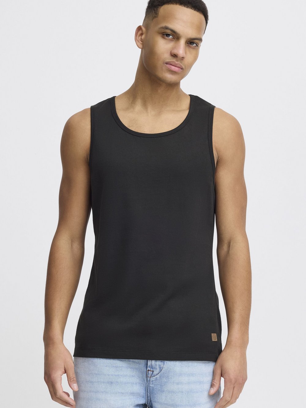 BLEND Tanktop Herren Textil schwarz, XXL