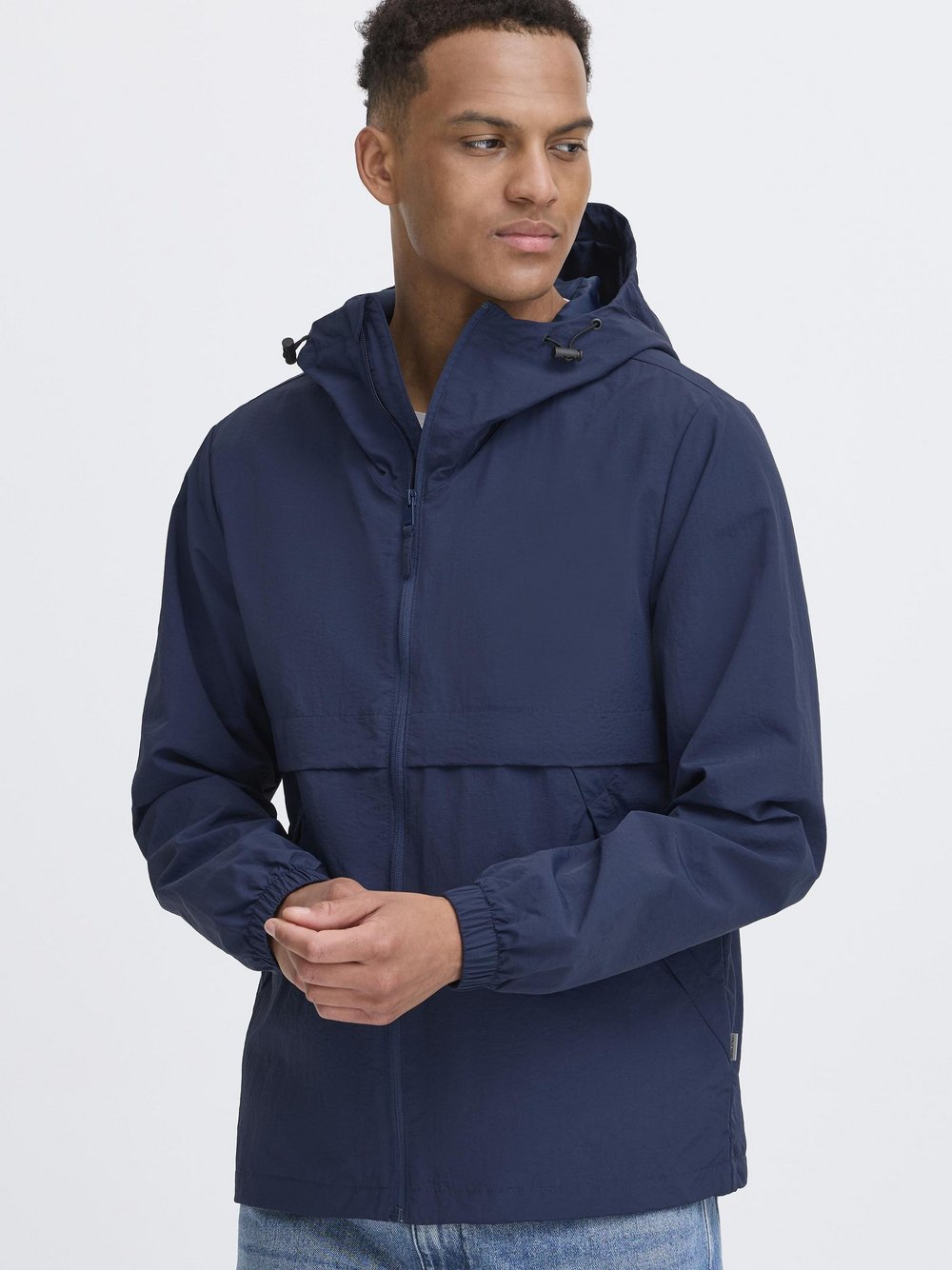 BLEND Windbreaker Herren blau, M