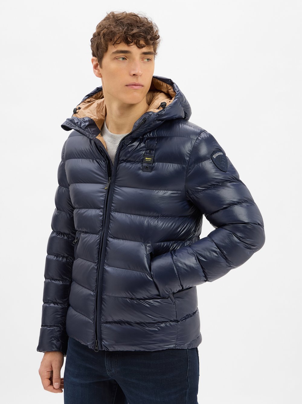 Thumbnail - Blauer Steppjacke Herren blau, XXL