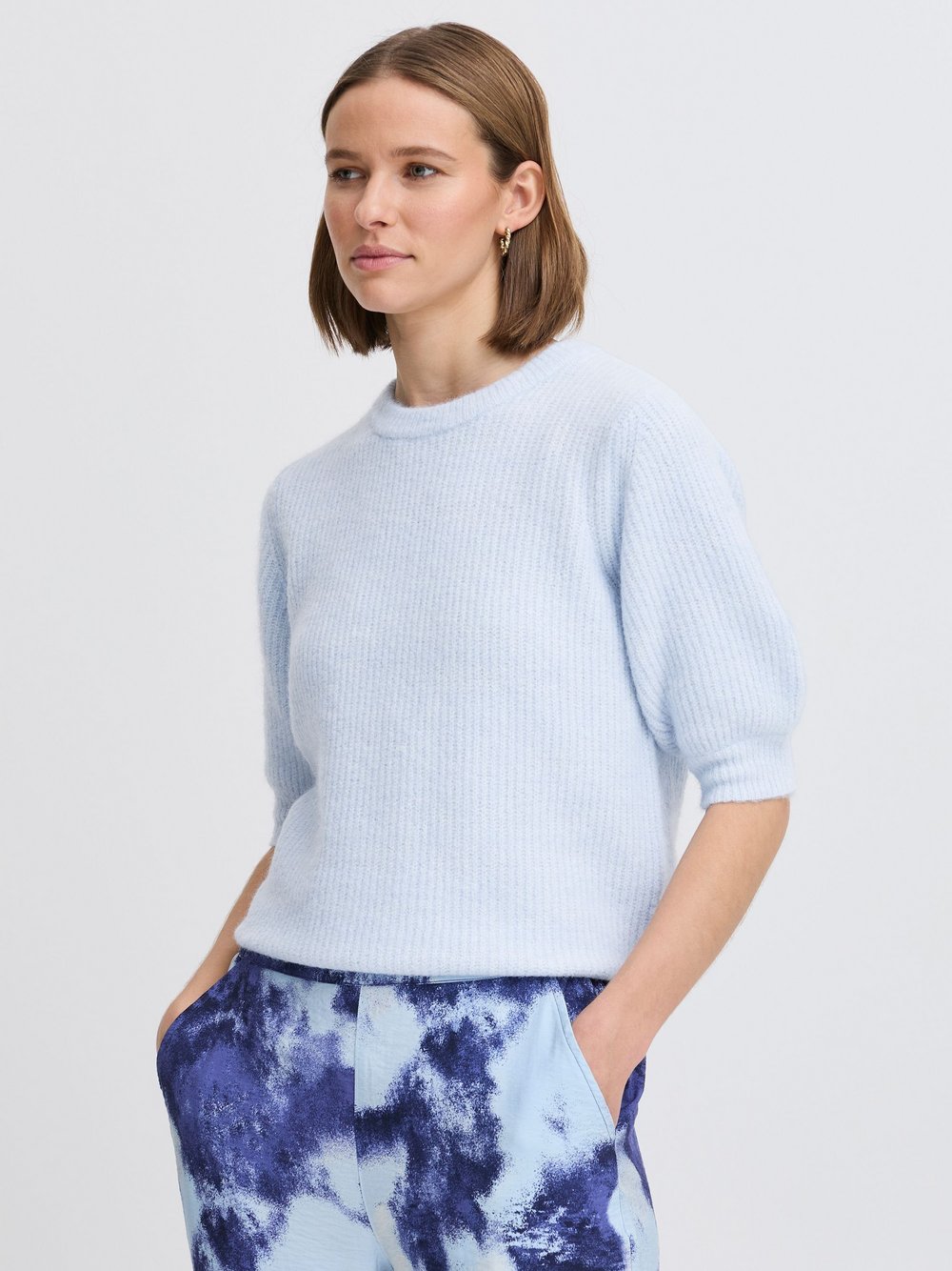 B.Young Strickpullover Damen blau, XS